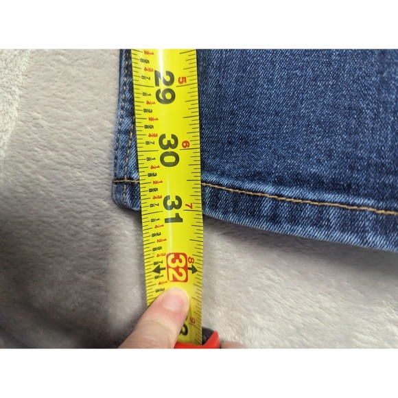 Levis 511 Jeans Mens 30x32 Blue Dark Wash Slim Skinny Fit Stretch Denim Casual - Picture 7 of 16